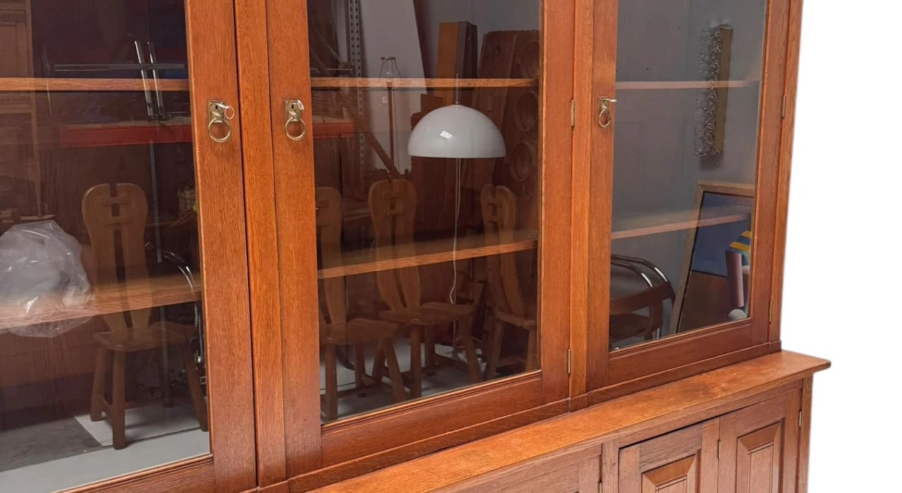 Arts & Crafts Library Bookcase by Willem Penaat for De Woning Amsterdam, 1904